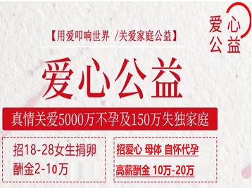 蓬江捐卵助孕生子 爱心志愿者招募